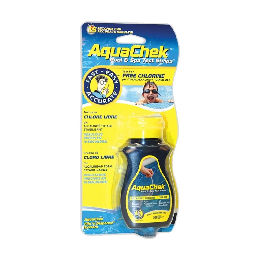AquaChek ® Spa ™ 4 v 1 testovacie prúžky
