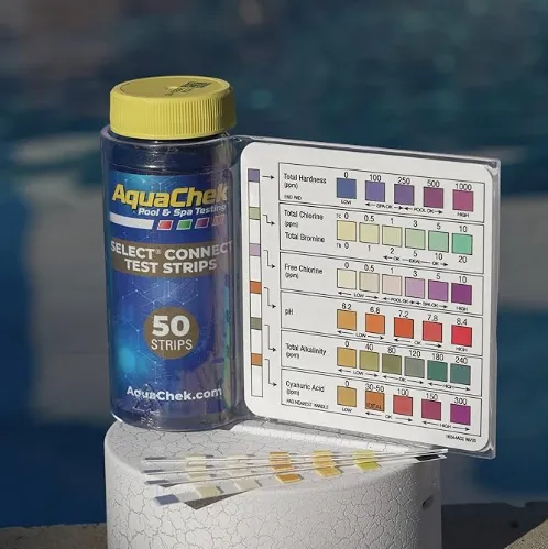 AquaChek ® Spa ™ 7 v 1 testovacie prúžiky
