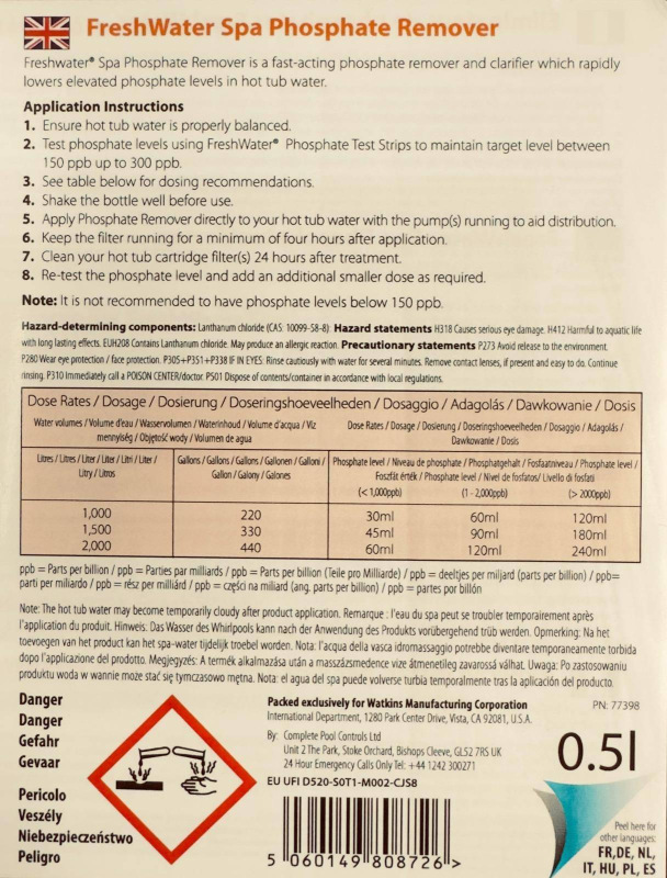 FreshWater Odstraňovač fosfátov 500 ml 1