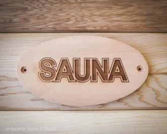 Nápis na Saunu