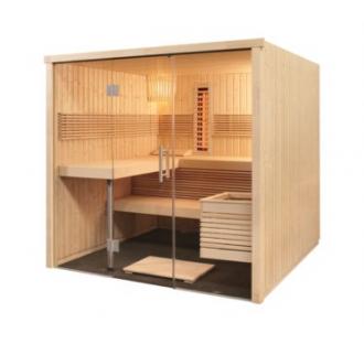 Kombinovaná sauna Panorama Large Infra+