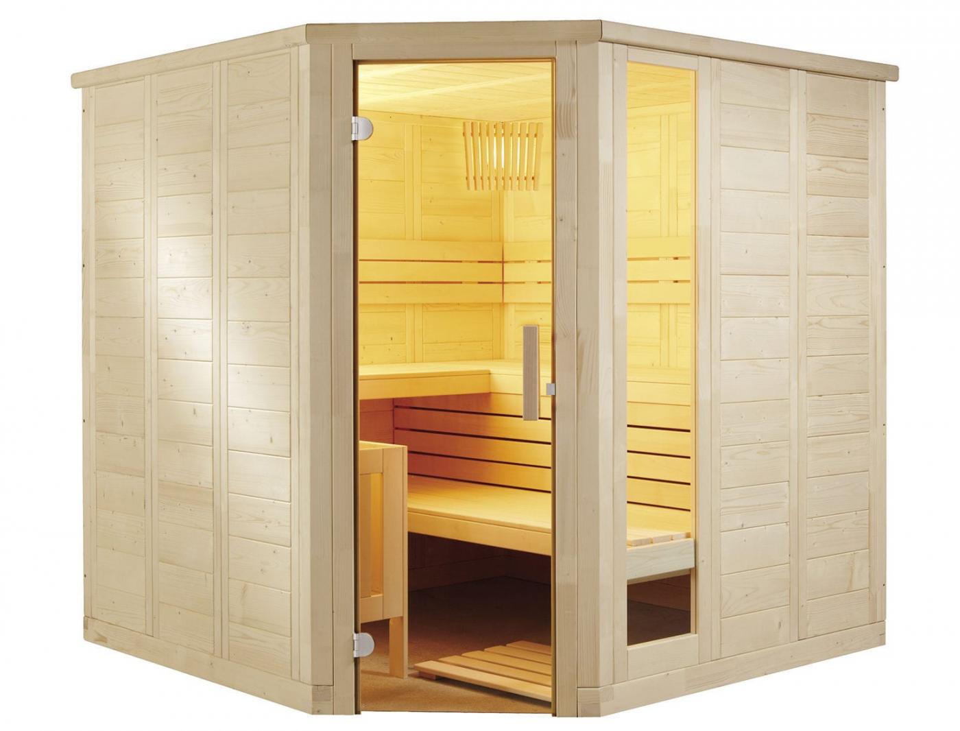 Sauna Komfort Corner Large